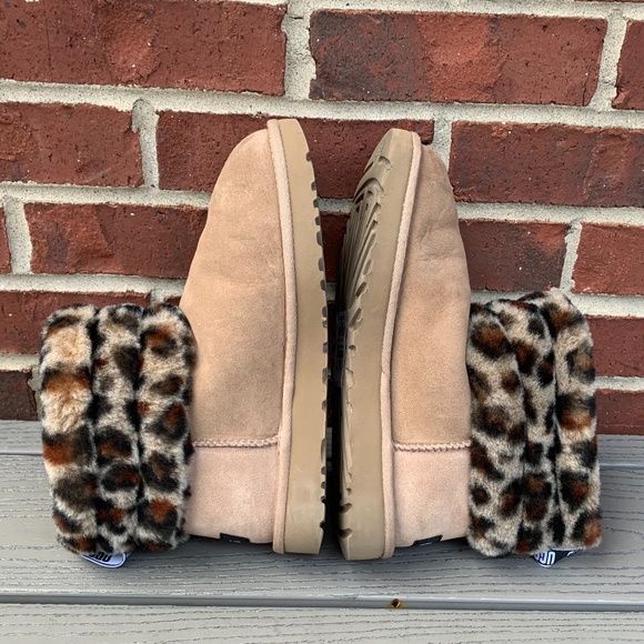UGG Mini Fluff Quilted Animal Print Boot - Picture 7 of 13